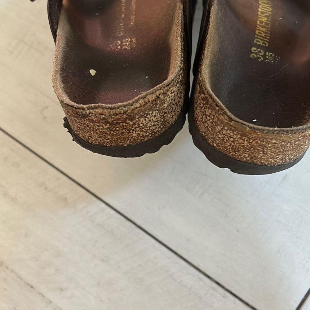 Birkenstock Brown Leather Sandals - Picture 4 of 5